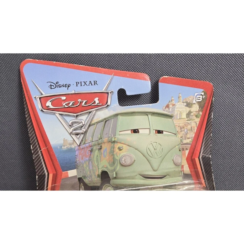 Disney Pixar Cars Fillmore Diecast Lot of 3 - Mattel 1:55 Race Team